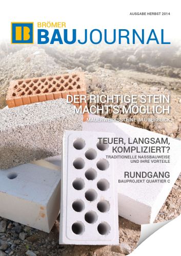 Baujournal 2014-2: Titelthema Mauerwerkssteine im Überblick