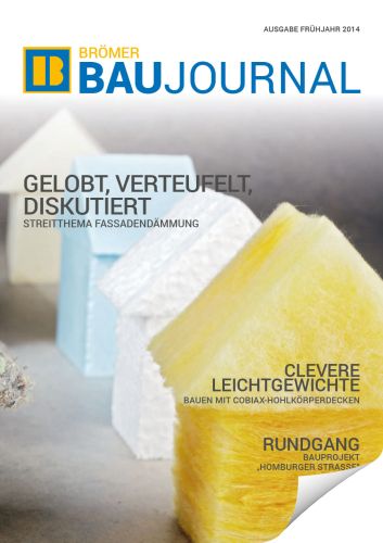 Baujournal 2014-1: Titelthema Streitthema Fassadendämmung